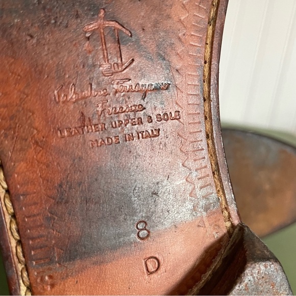 Ferragamo Men's Brogues/Oxfords in Chestnut Leather *Italy* - Picture 13 of 13